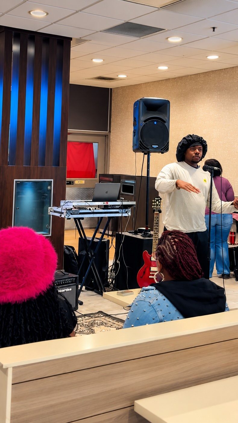 Audience at an open mic