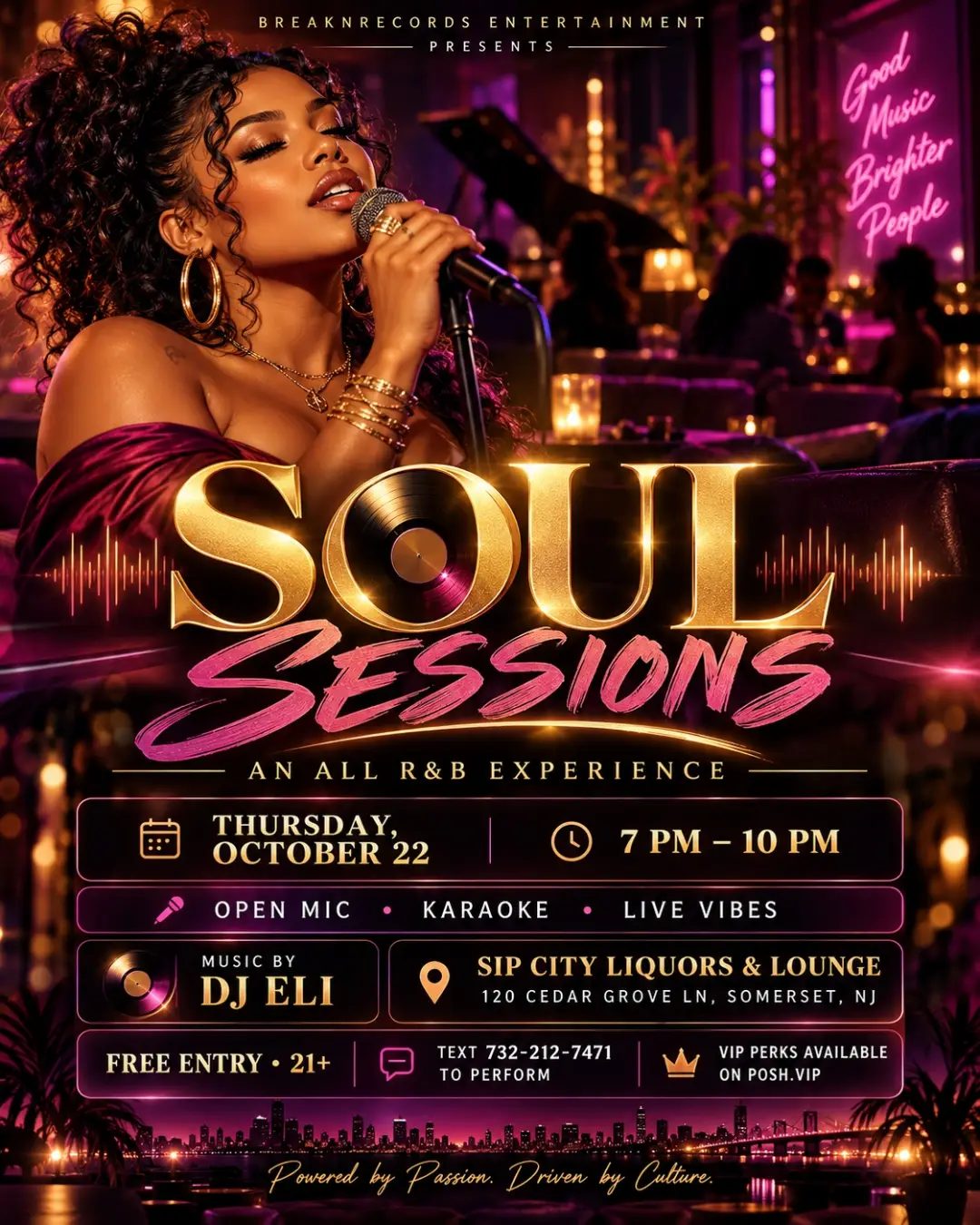 Soul Sessions flyer